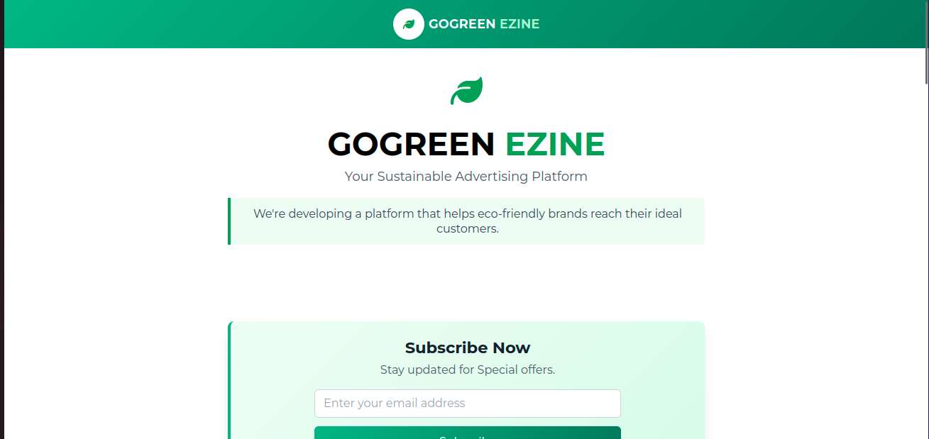 Gogreenezine